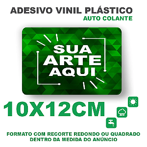 Etiquetas Adesivas 12x10 CM Personalizadas - Com sua arte