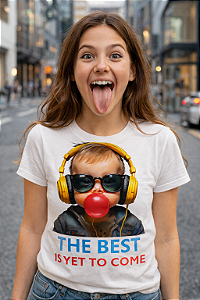 Camiseta infantil divertida