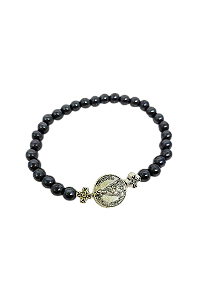Pulseira Hematita Nossa Senhora Aparecida