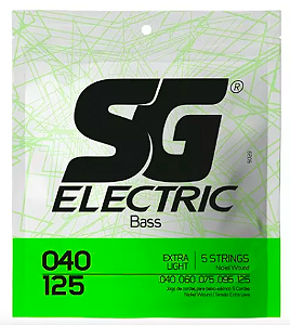 Encordoamento Baixo SG 040 125 5 Cordas extra light 5029