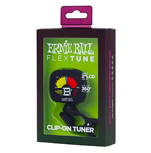 Afinador Clip On Para Guitarra E Baixo Ernie Ball Flextune