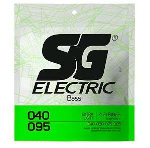 Encordoamento Para Baixo 4 Cordas Sg 040 095 Tensão Extra Leve 5107