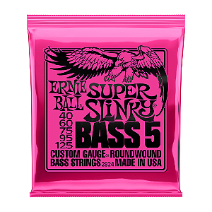 Encordoamento Para Baixo 5 Cordas Ernie Ball Super Slinky .040