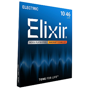 Encordoamento Para Guitarra Elixir Nickel Nanoweb .010