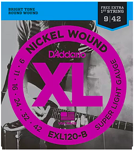 Encordoamento Daddario Guitarra 09 042 EXL120b