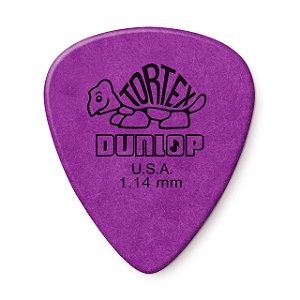 Palheta Para Guitarra Dunlop Tortex Standard 1.14mm Roxo