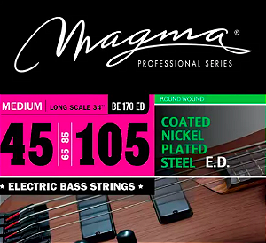 Encordoamento Para Baixo 4 Cordas Magma Ed Revestida .045