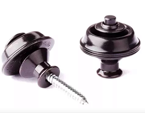 Kit De Roldano Strap Lock Dunlop Dual Design Black Oxide