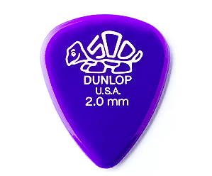 Palheta Para Guitarra Dunlop Delrin 500 2.0 Mm