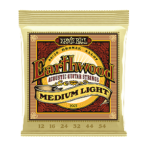 Encordoamento Violão Ernie Ball Earthwood Medium Light .012