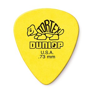 Palheta Para Guitarra Dunlop Tortex Standard .73 Amarela