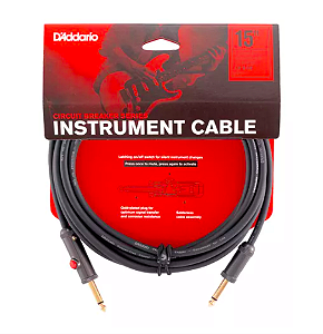 CABO PRA INSTRUMENTO DADDARIO 4.57M 15FT PONTA RETA