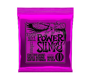 Encordoamento Para Guitarra Ernie Ball Power Slinky 011 48 2220