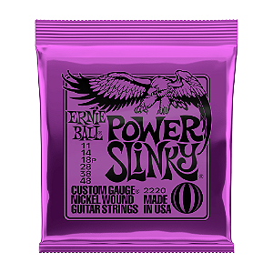 Encordoamento Para Guitarra Ernie Ball Power Slinky .011