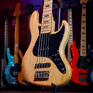 Baixo 5 Cordas Tagima Classic Tjb-5 Jazz Bass Natural Ash (Usado)