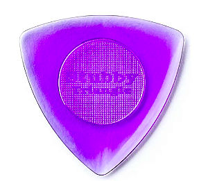 Palheta Para Baixo Dunlop Tri Stubby 2.00mm Roxa