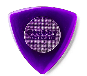 Palheta Para Baixo Dunlop Tri Stubby 3.00mm Roxa