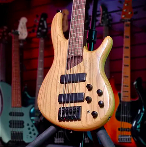 Baixo 5 Cordas Ativo Cort B5 Natural Bartolini Hipshot (Usado)