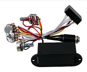 Circuito Ativo P/ Baixo 2 Bandas 4 Pot Custom Sound Ccb9010