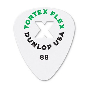 Palheta Para Guitarra Dunlop Tortex Flex X .88mm Verde