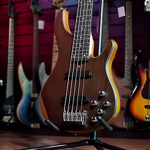 Baixo 5 Cordas Ativo Tagima Millenium Top 5 Natural