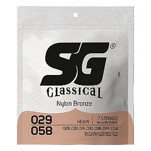 Encordoamento Para Violão 7 Cordas Sg Nylon Bronze .029