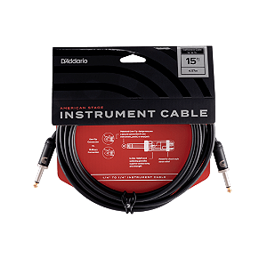 Cabo para Instrumento Daddario American Stage P10 Reto 4.57m