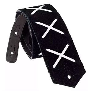 Correia Para Guitarra Baixo Basso Artist David Gilmour Preta