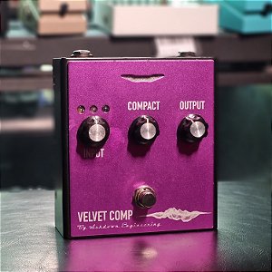Pedal De Efeito Para Baixo Ashdown Velvet Comp Compressor