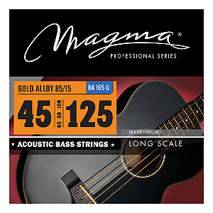 Encordoamento Para Baixolão 5 Cordas Magma Gold Alloy .045