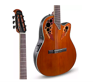 Violão Clássico Nylon Ovation Celebrity Elite Ms Natural