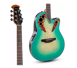 Violão Ovation Celebrity Elite Plus Mid Cutaway Mintburst