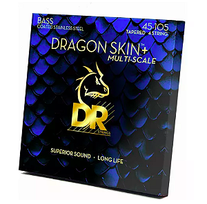 Encordoamento Baixo 4 Cordas Dragon Skin+ Multiscale .045