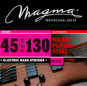 Encordoamento Baixo 5 Cordas Magma Long Scale Medium .045