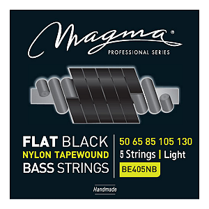 Encordoamento Baixo 5 Cordas Magma Flat Black Nylon .050