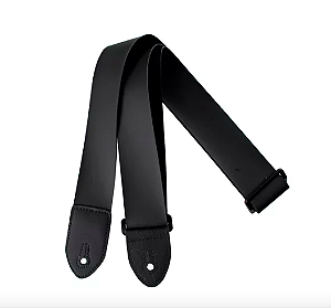 Correia Para Guitarra, Baixo E Violão Básica Couro Preta