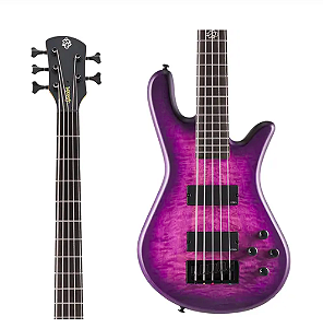 Baixo 5 Corda Ativo Spector Ns Pulse Ii 5 Ultra Violet Matte