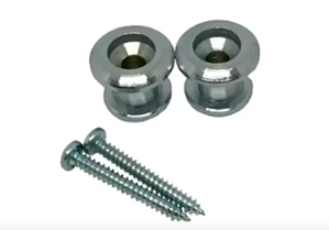 Roldana Para Instrumento De Corda Com Parafuso Cromada