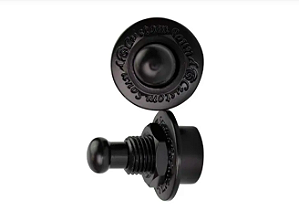 Strap Lock Trava Correia Guitarra Baixo Custom Sound Preto