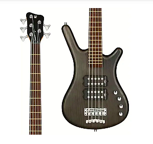 Baixo Warwick Rockbass Corvette Nirvana Black Transparent