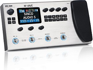 Pedaleira Multi Efeitos para Guitarra e Baixo M-VAVE MK-300