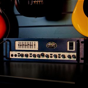 Amplificador Cabeçote P/ Baixo Meteoro Proline Mw1600 Preto