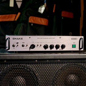 Amplificador Cabeçote Para Baixo 500W Snake Mosfet 4 ohms