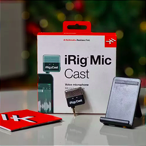 Microfone Para Voz Portátil Ik Multimedia Irig Mic Cast