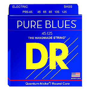 Encordoamento Para Baixo 5 Cordas Dr Strings Pure Blues .045