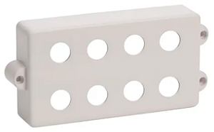 Capa Cover Para Captador De Baixo Music Man 4 Cordas Branca