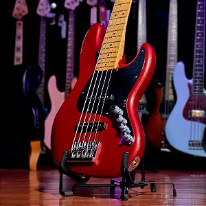 Baixo 5c Fender American Ultra Ii Jazz Bass V Sinister Red