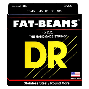 Encordoamento para Baixo 4 Cordas Dr Strings Fat Beams .045