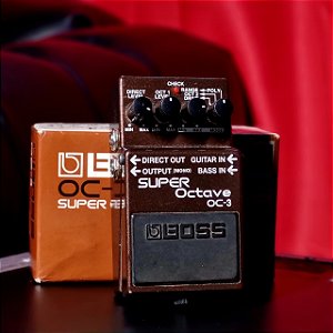 Pedal De Efeito Para Guitarra E Baixo Boss Super Octave Oc-3