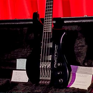 Baixo 4 Cordas Philip Kubicki Factor Black 1990 + Hard Case